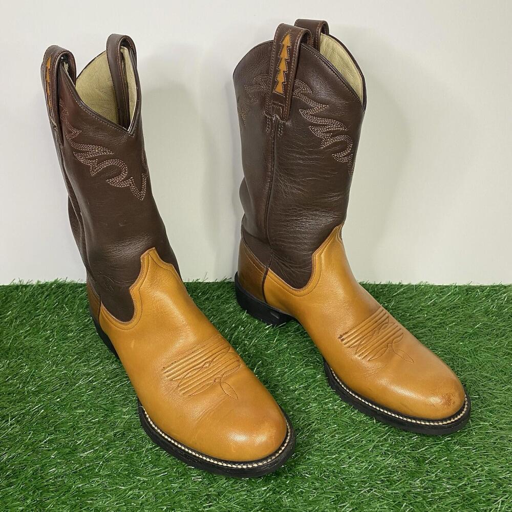 Ariat Women's Size 6 B ATS Pro Brown Leather Western Cowgirl Boots 17140 - Picture 5 of 15